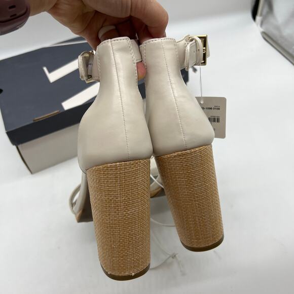 Worthington Womens Lynch Heeled Sandals Ivory Size 9.5 - Picture 9 of 15
